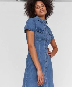 NOISY MAY NMJOY S/S DRESS MB BG NOOS Dames Jurk - Maat M -Exporteren dameskleding winkel 550x825 541