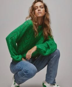 VILA VISULTAN KNIT O-NECK L/S TOP - NOOS Dames Trui - Maat XL -Exporteren dameskleding winkel 550x825 542