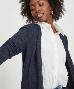 Vila Dames Vest Blauw - Maat M -Exporteren dameskleding winkel 550x825 559