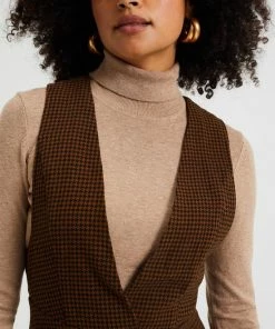 WE Fashion Dames Jurk Met Pied-de-poule Dessin -Exporteren dameskleding winkel 550x825 562