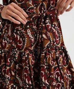 WE Fashion Dames Jurk Met Dessin En Strikceintuur 13 WE Fashion Dames Jurk Met Dessin En Strikceintuur -Exporteren dameskleding winkel 550x825 577