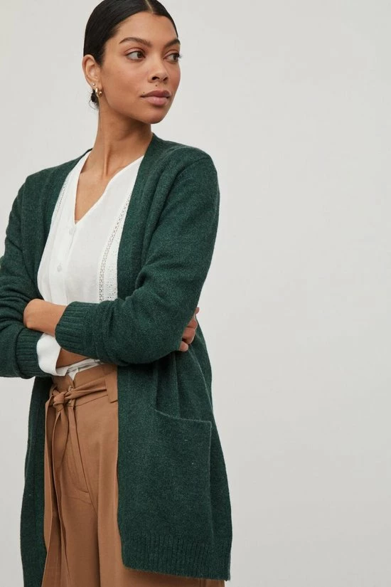 Vila Dames Vest - Donkergroen - Maat XS 8 Vila Dames Vest - Donkergroen - Maat XS - Afbeelding 6