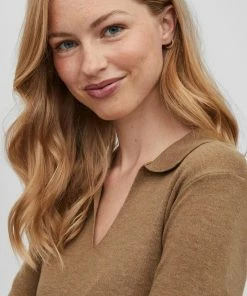 VILA VIMARLA COLLAR L/S KNIT DRESS Dames Jurk - Maat M 14 VILA VIMARLA COLLAR L/S KNIT DRESS Dames Jurk - Maat M -Exporteren dameskleding winkel 550x825 68