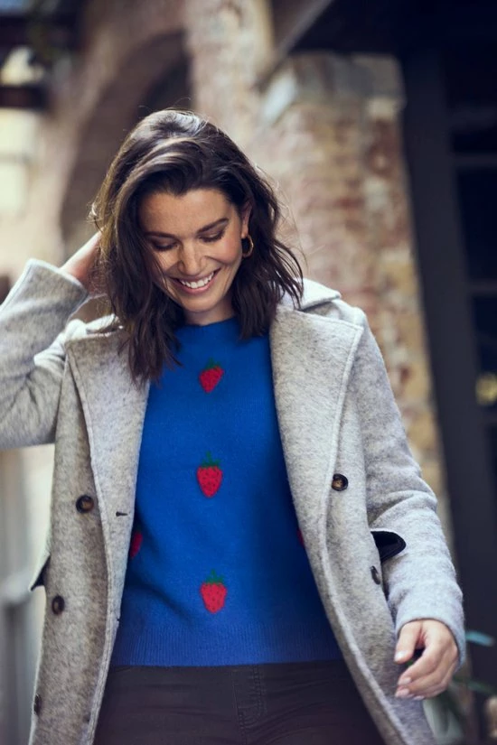 Cassis Effen, Wollen Jas Met Dubbele Rij Knopen Effen, Wollen Jas Met Dubbele Rij Knopen 4 Cassis Effen, Wollen Jas Met Dubbele Rij Knopen Effen, Wollen Jas Met Dubbele Rij Knopen - Afbeelding 2