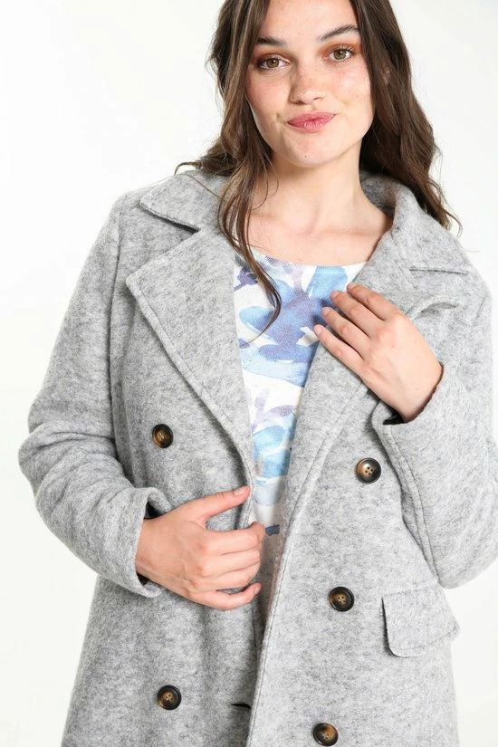 Cassis Effen, Wollen Jas Met Dubbele Rij Knopen Effen, Wollen Jas Met Dubbele Rij Knopen 8 Cassis Effen, Wollen Jas Met Dubbele Rij Knopen Effen, Wollen Jas Met Dubbele Rij Knopen - Afbeelding 6