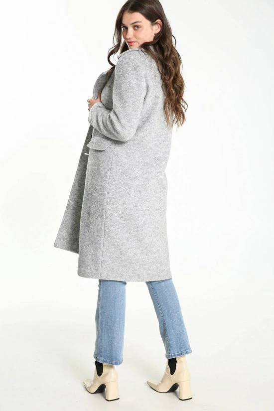 Cassis Effen, Wollen Jas Met Dubbele Rij Knopen Effen, Wollen Jas Met Dubbele Rij Knopen 9 Cassis Effen, Wollen Jas Met Dubbele Rij Knopen Effen, Wollen Jas Met Dubbele Rij Knopen - Afbeelding 7