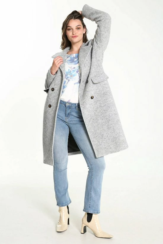 Cassis Effen, Wollen Jas Met Dubbele Rij Knopen Effen, Wollen Jas Met Dubbele Rij Knopen 10 Cassis Effen, Wollen Jas Met Dubbele Rij Knopen Effen, Wollen Jas Met Dubbele Rij Knopen - Afbeelding 8