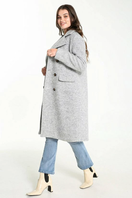 Cassis Effen, Wollen Jas Met Dubbele Rij Knopen Effen, Wollen Jas Met Dubbele Rij Knopen 13 Cassis Effen, Wollen Jas Met Dubbele Rij Knopen Effen, Wollen Jas Met Dubbele Rij Knopen - Afbeelding 11