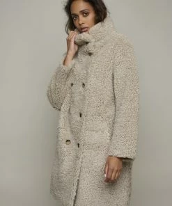 RINO & PELLE Rino&Pelle Marlis Dames Jas Beige - 38 -Exporteren dameskleding winkel 550x826 12