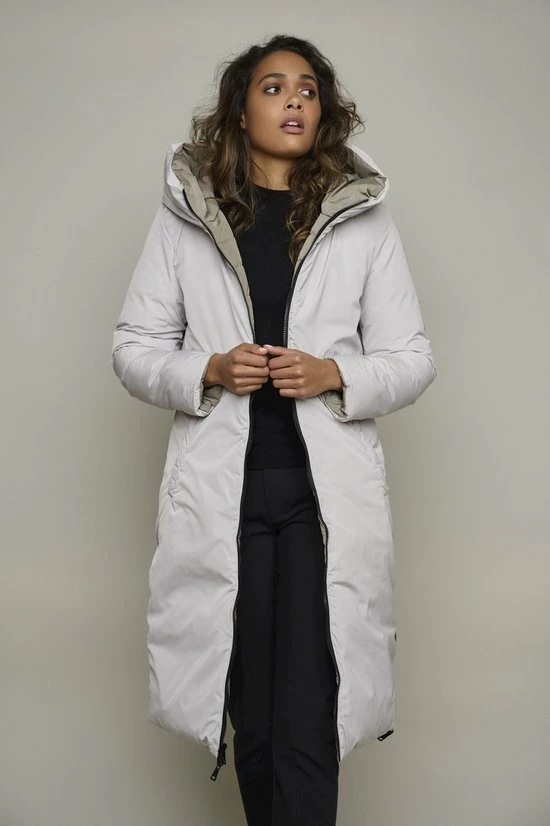 RINO & PELLE Rino&Pelle Keila Dames Jas Taupe Maat - 42 4 RINO & PELLE Rino&Pelle Keila Dames Jas Taupe Maat - 42 - Afbeelding 2