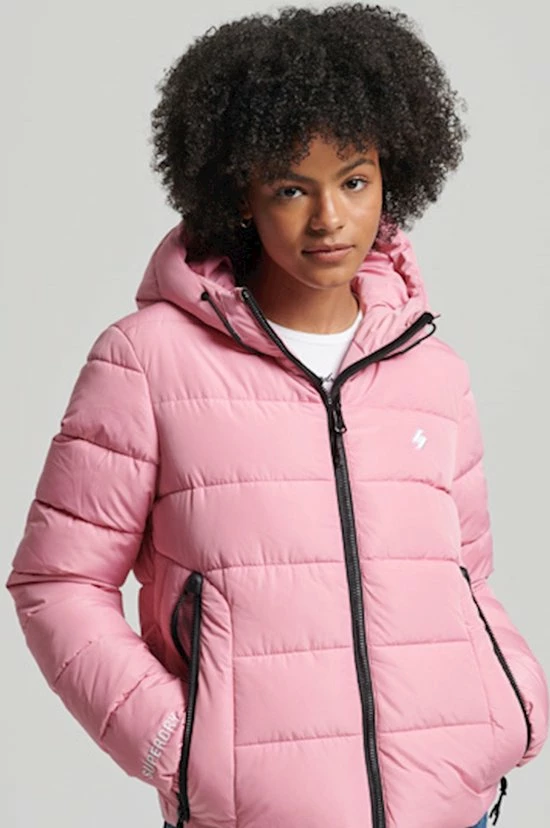 Superdry Spirit Sports Puffer Dames Jas - Maat M 17 Superdry Spirit Sports Puffer Dames Jas - Maat M - Afbeelding 15
