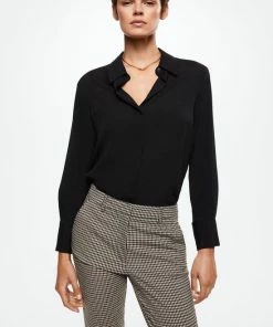 Mango Broek Skinny Pied De Poule Pantalon 37005135 30 Dames Maat - W36 -Exporteren dameskleding winkel 550x829 2