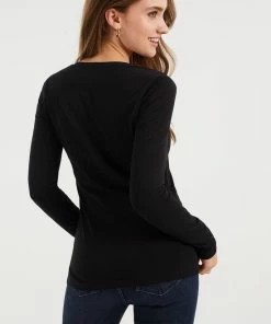 WE Fashion Dames Biologisch Katoen Shirt - Maat L -Exporteren dameskleding winkel 550x829 3