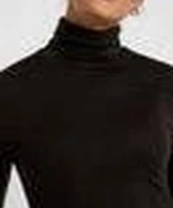 VERO MODA VMAVA LULU LS ROLLNECK BLOUSE GA NOOS Dames T-shirt - Maat XL -Exporteren dameskleding winkel 550x829 5