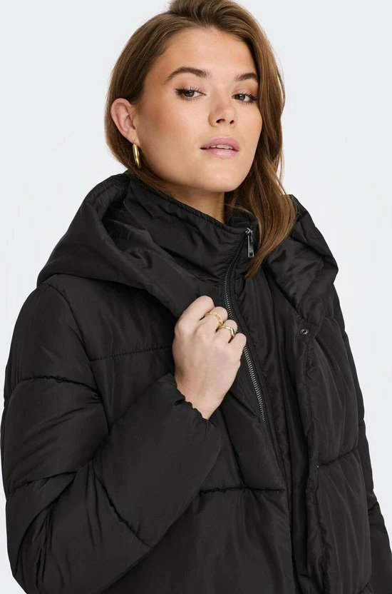 Only Jas Onlamy X Long Puffer Coat Otw 15247829 Black Dames Maat - L 8 Only Jas Onlamy X Long Puffer Coat Otw 15247829 Black Dames Maat - L - Afbeelding 6