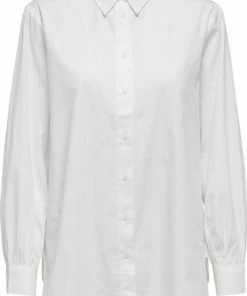 ONLY ONLNORA NEW L/S SHIRT WVN Dames Blouse - Maat M -Exporteren dameskleding winkel 550x834