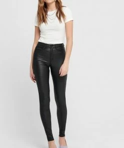 ONLY ONLROYAL HW SK ROCK COATED PIM NOOS Dames Broek - Maat XS X L32 -Exporteren dameskleding winkel 550x839 5